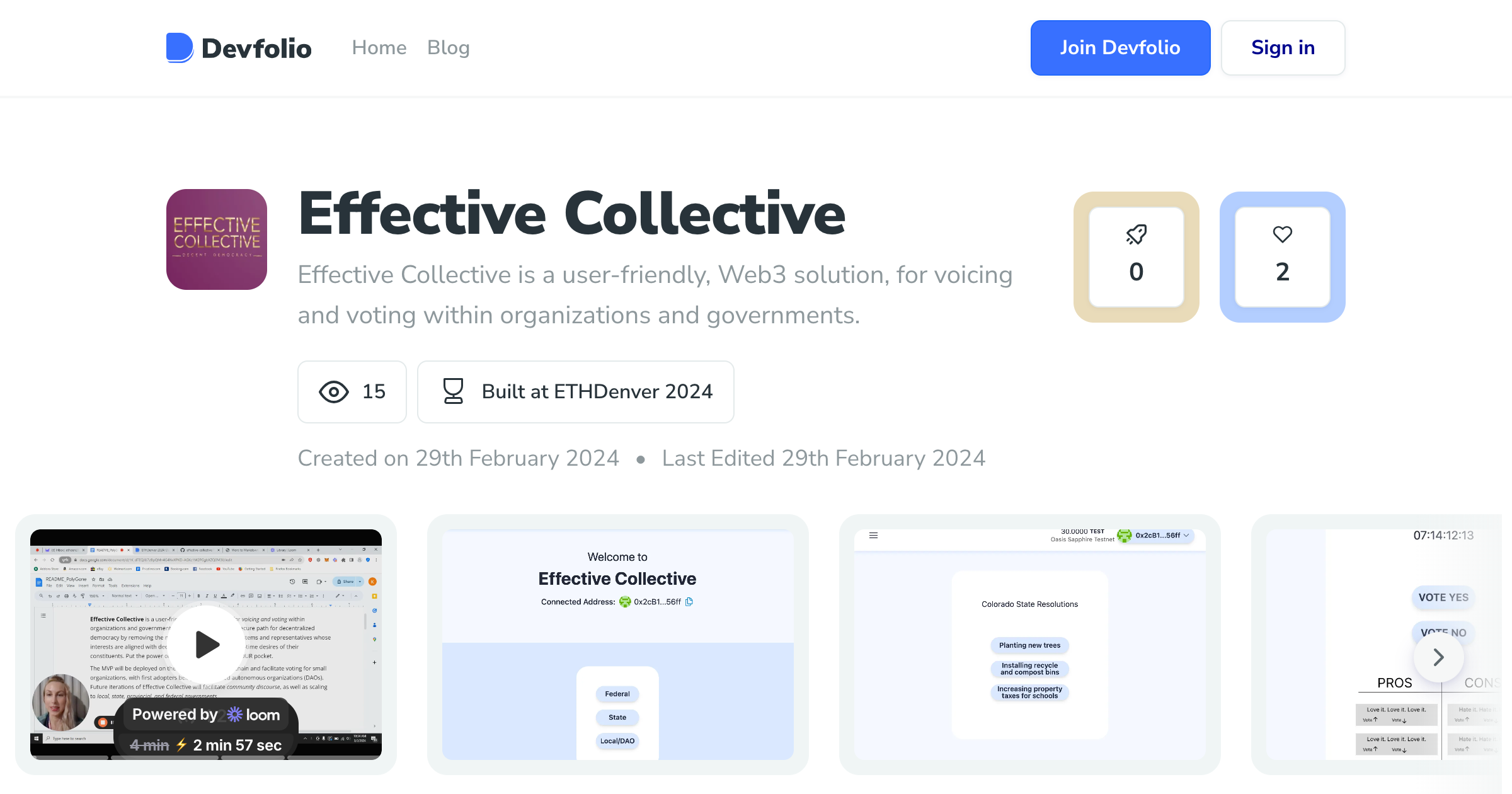 Effective Collective Project